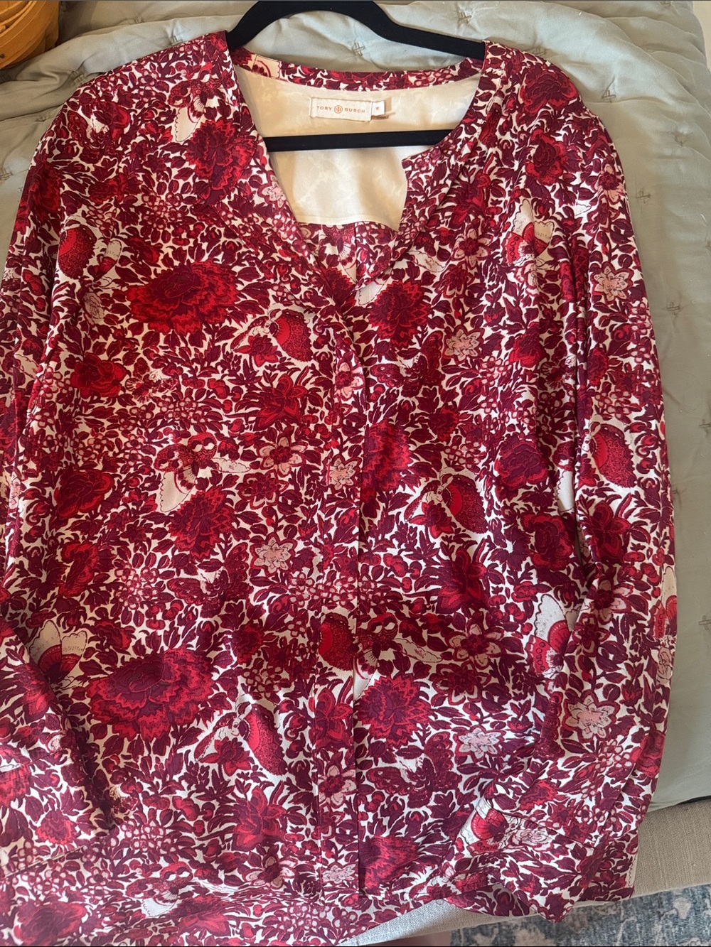 Tory Burch tunic…Red Floral
